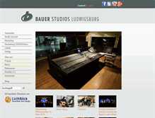 Tablet Screenshot of bauerstudios.de